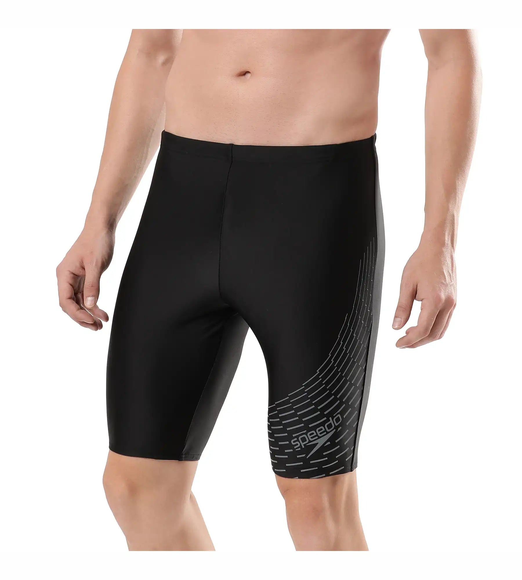 Men's Endurance Medley Logo Jammer - Black & Ardesia