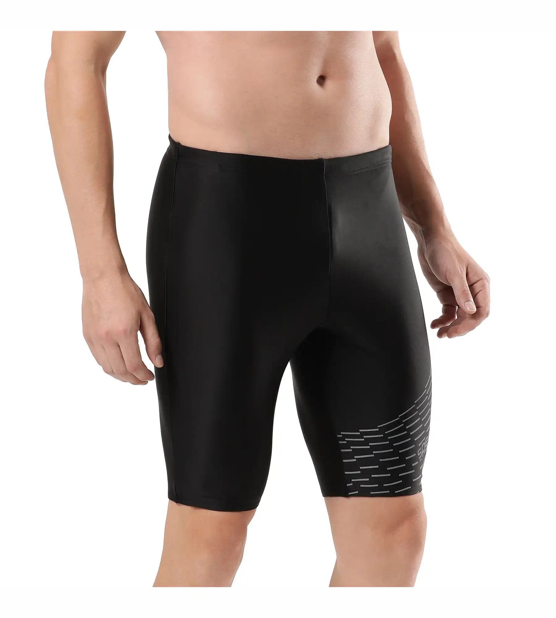 Men's Endurance Medley Logo Jammer - Black & Ardesia