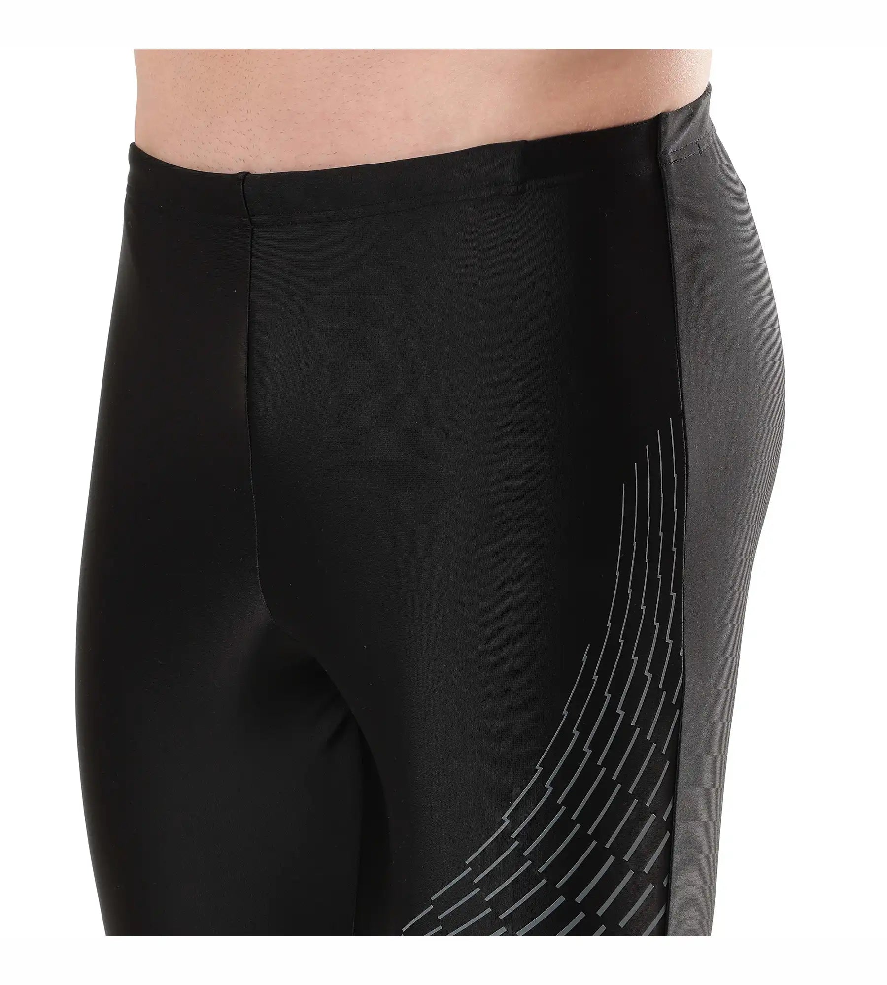 Men's Endurance Medley Logo Jammer - Black & Ardesia