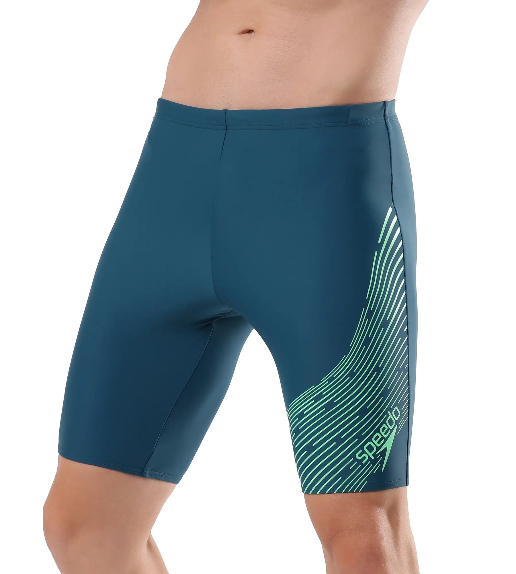 Men's Endurance Medley Logo Jammer - Darkteal & Harlequingreen