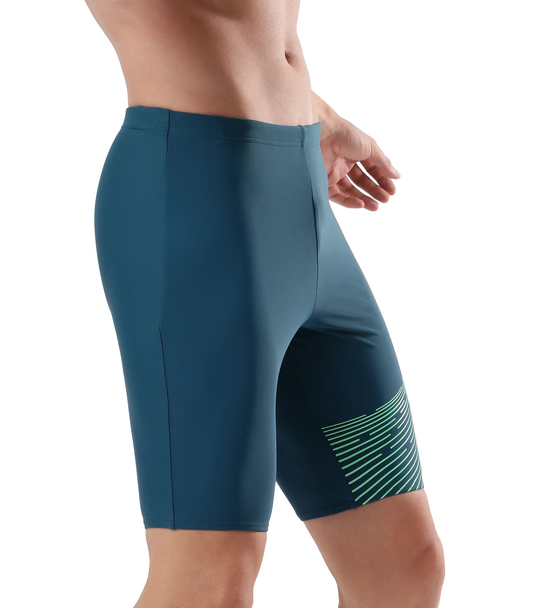 Men's Endurance Medley Logo Jammer - Darkteal & Harlequingreen