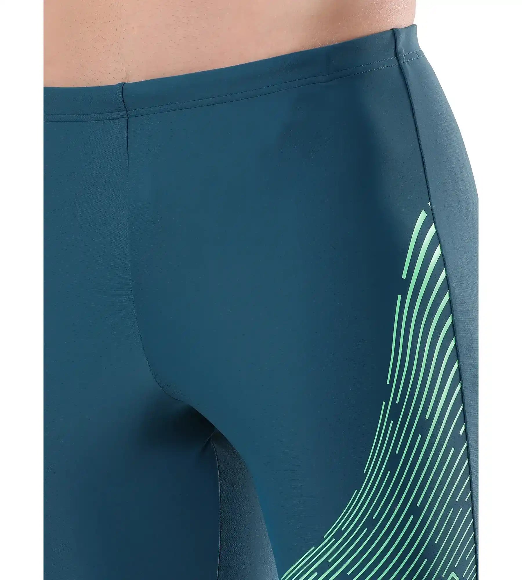 Men's Endurance Medley Logo Jammer - Darkteal & Harlequingreen