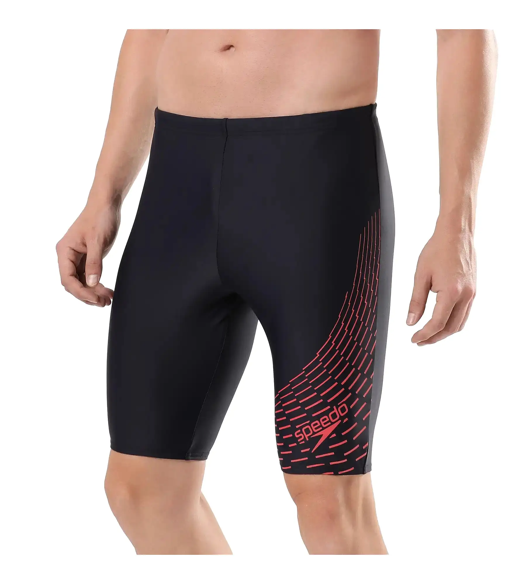 Men's Endurance Medley Logo Jammer - True Navy & Fed Red