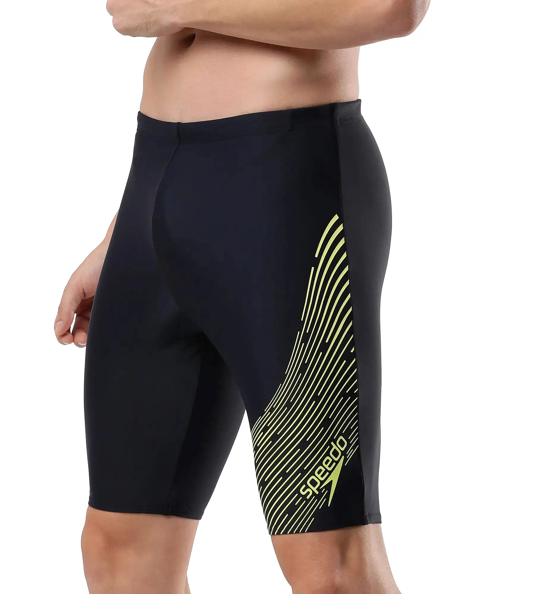 Men's Endurance Medley Logo Jammer - True Navy & Lemondrizzle