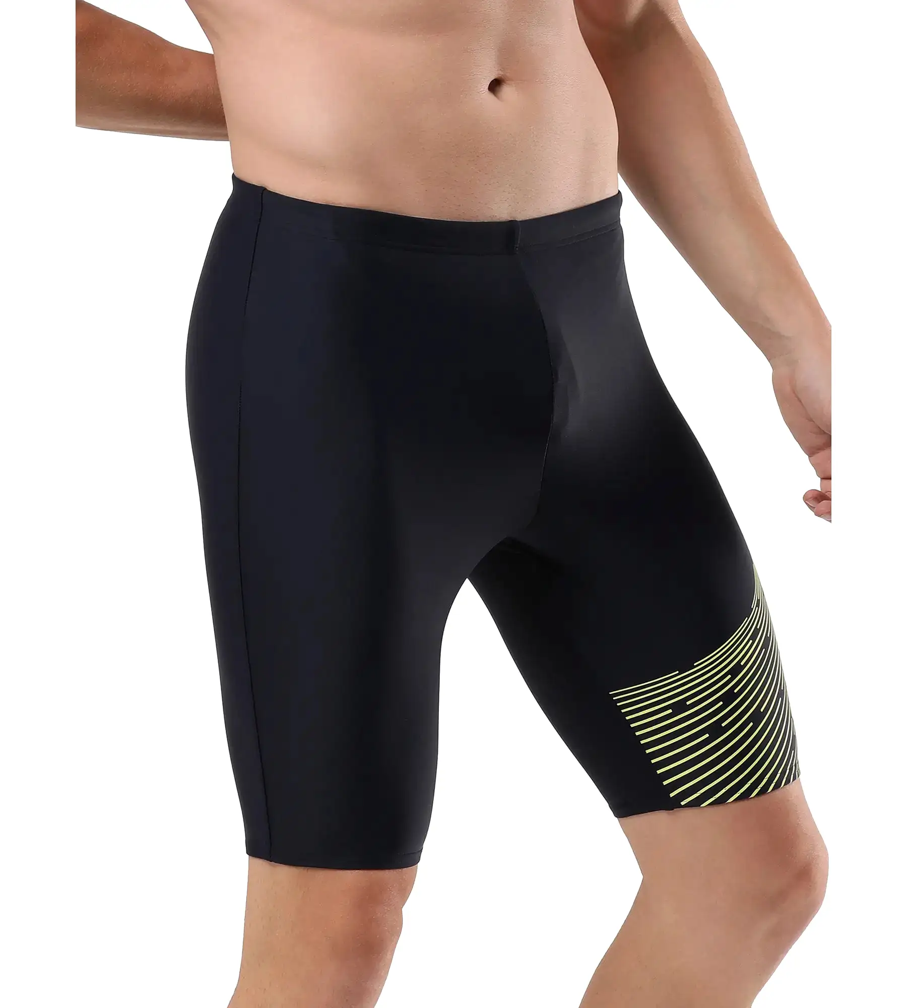 Men's Endurance Medley Logo Jammer - True Navy & Lemondrizzle