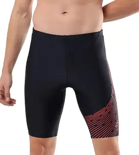 Men's Endurance Medley Logo Jammer - True Navy & Watermelon