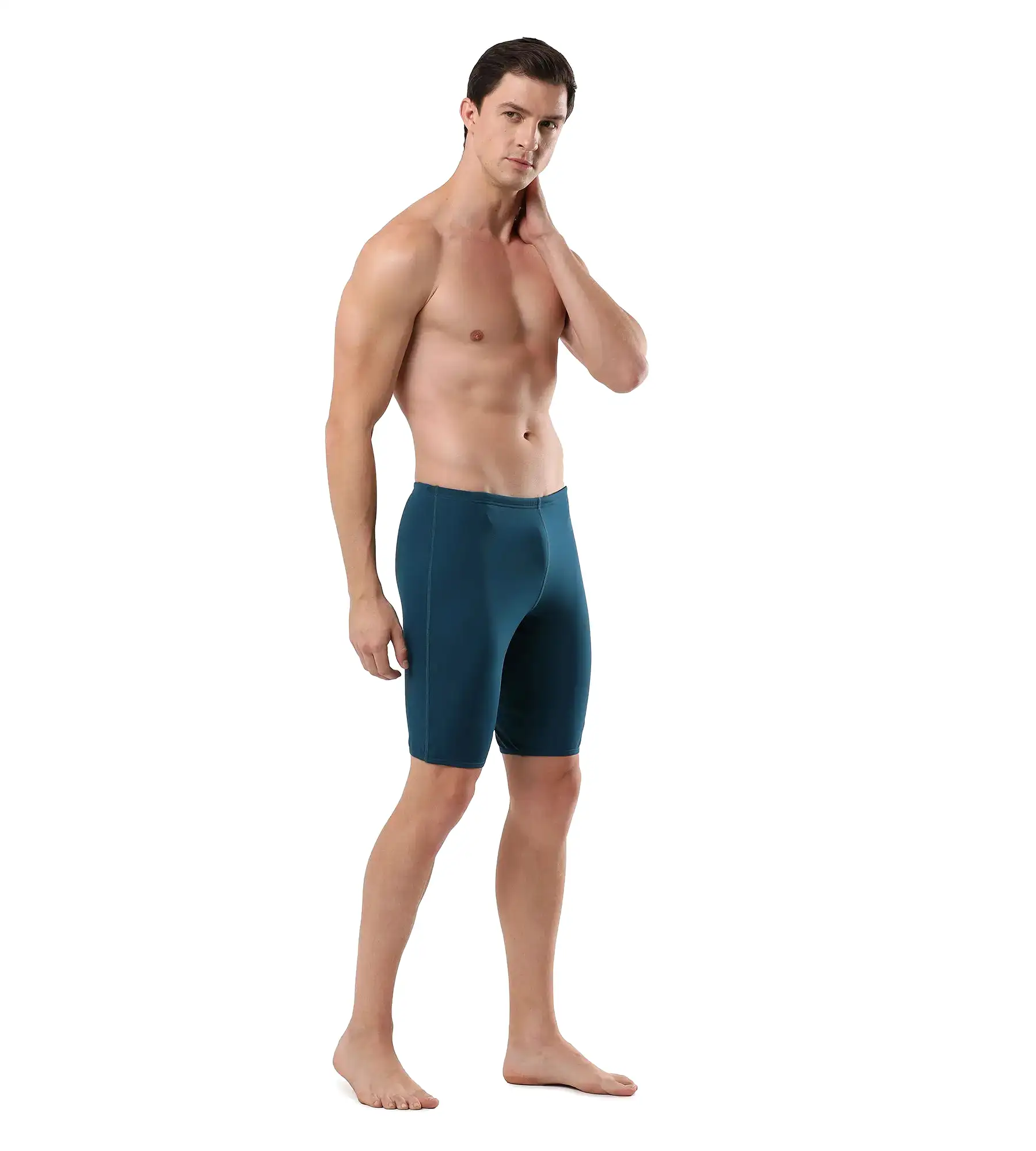 Men's Essential Endurance+ Jammer - Darkteal & White