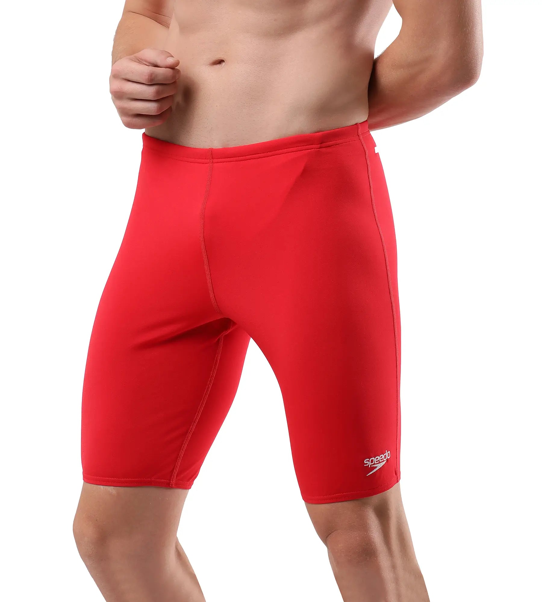 Men's Essential Endurance+ Jammer - Fedred & White