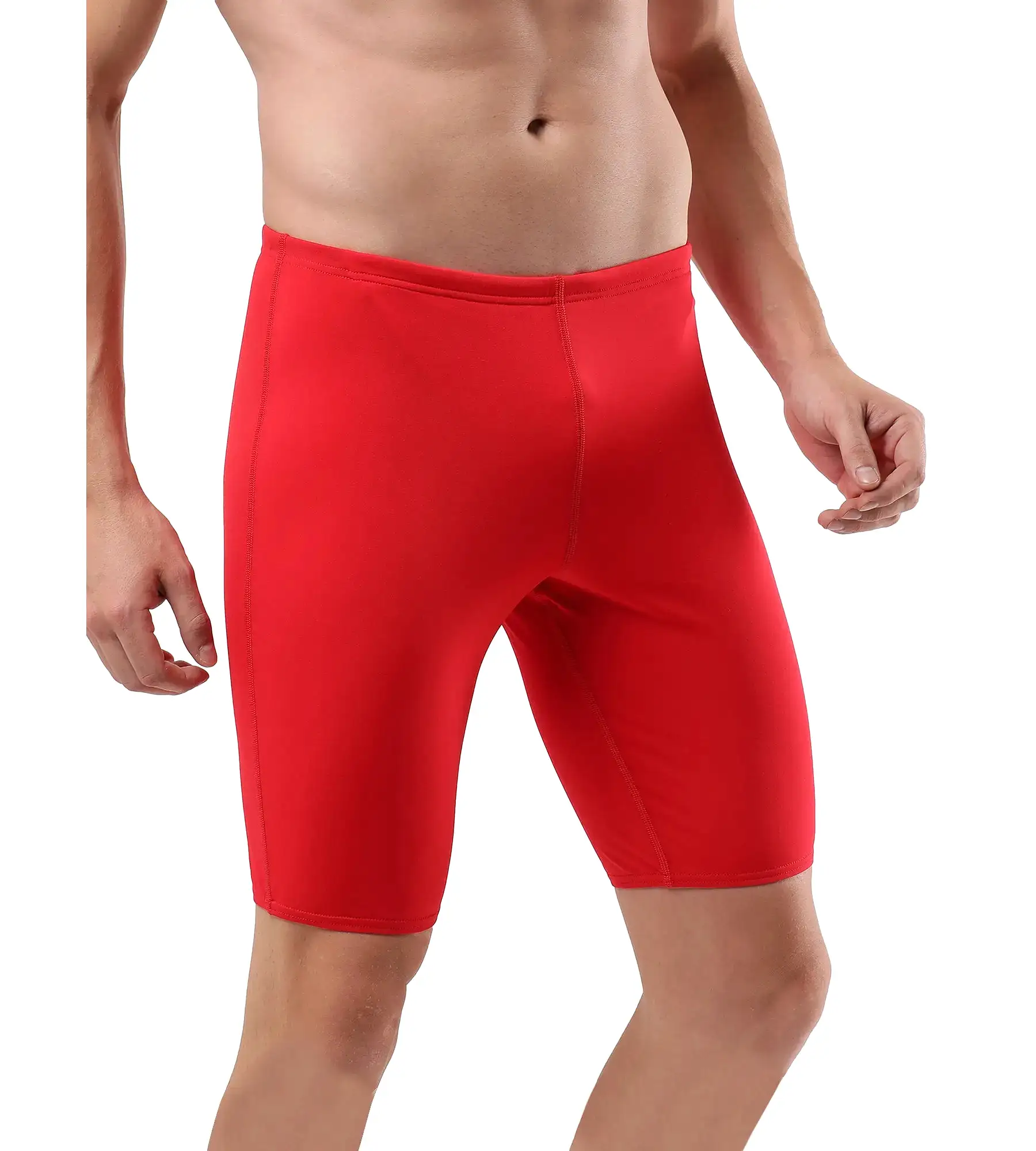 Men's Essential Endurance+ Jammer - Fedred & White