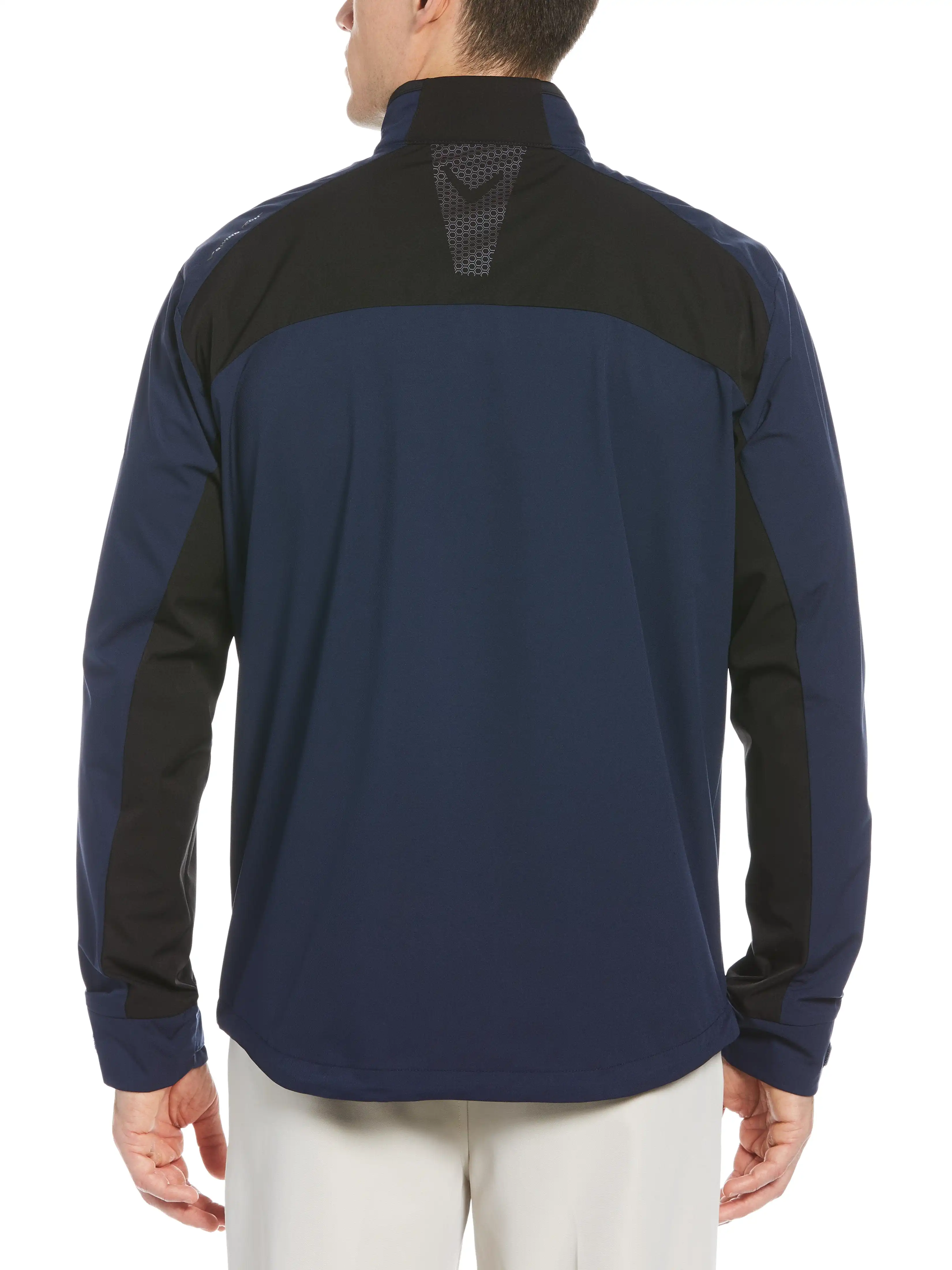 Mens Swing Tech Color Block 1/4 Zip Windshirt