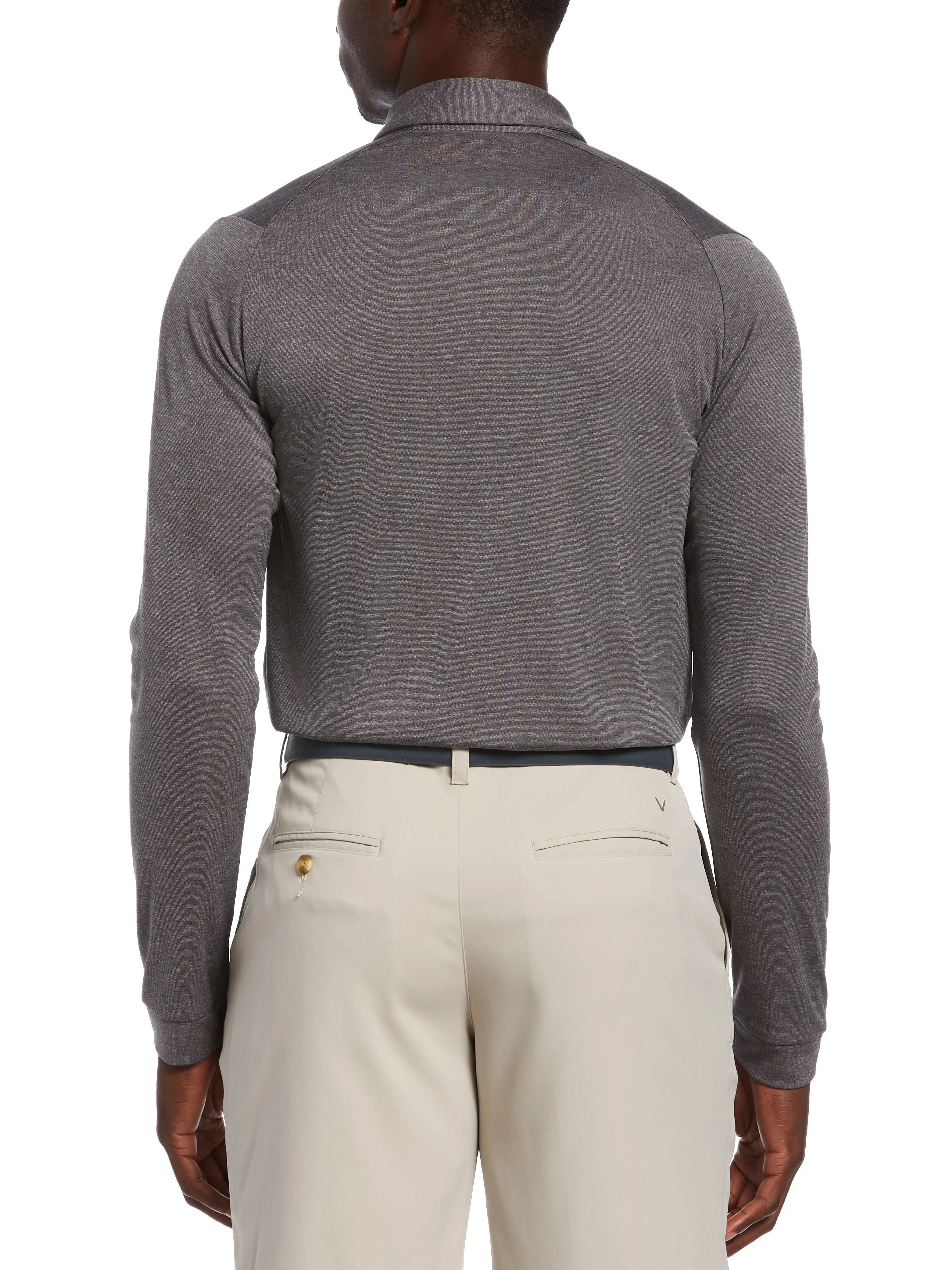 Mens Swing Tech Essential Long Sleeve Polo