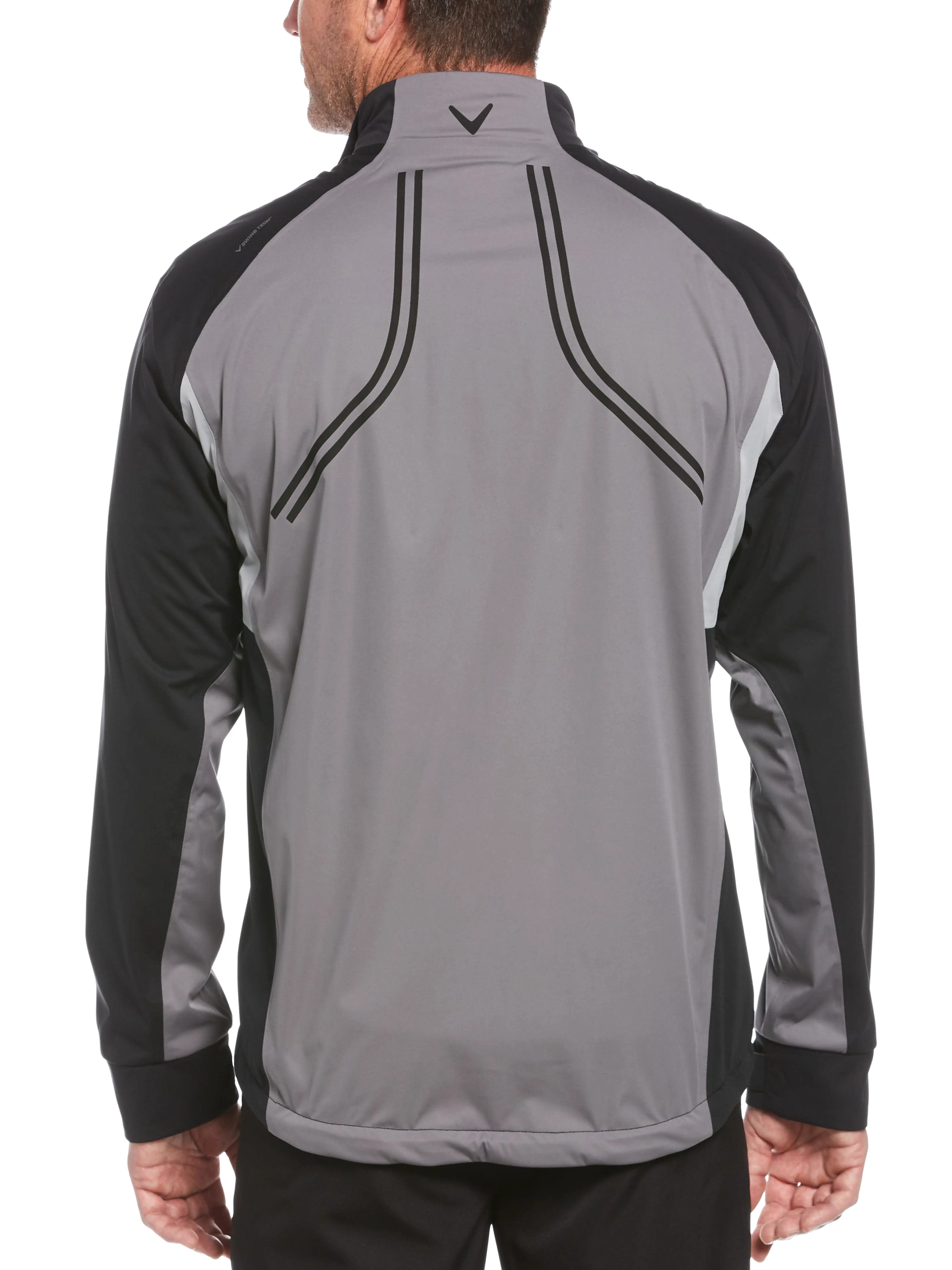 Mens Swing Tech StormGuard Water-Resistant Golf Jacket