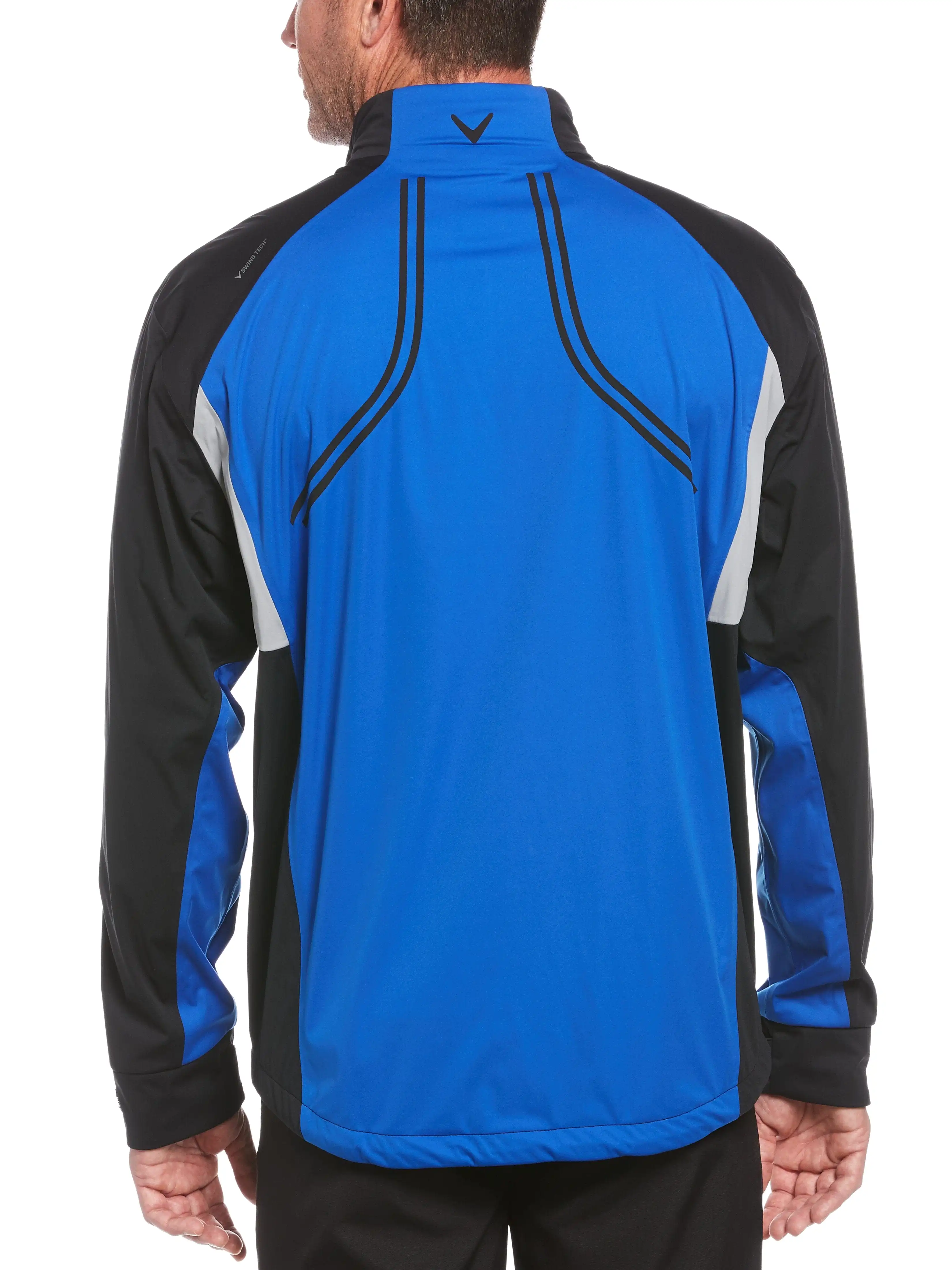 Mens Swing Tech StormGuard Water-Resistant Golf Jacket