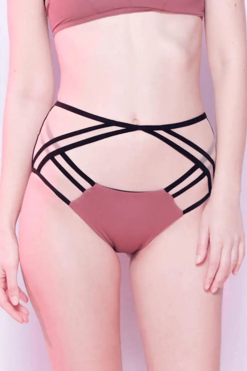 MilaKrasna Silvia Bottoms - Dark Rose