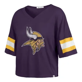 MINNESOTA VIKINGS GRIDIRON PREMIER '47 SCOUT CROP TEE WOMENS