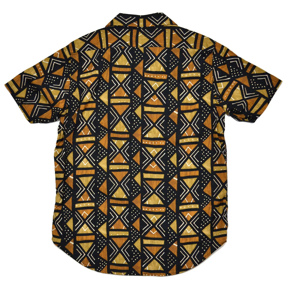 orSlow - Short Sleeve Open Collar Shirt - Africa Print