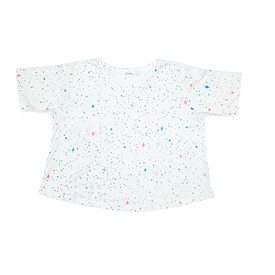 Outer Space Crop Tee White