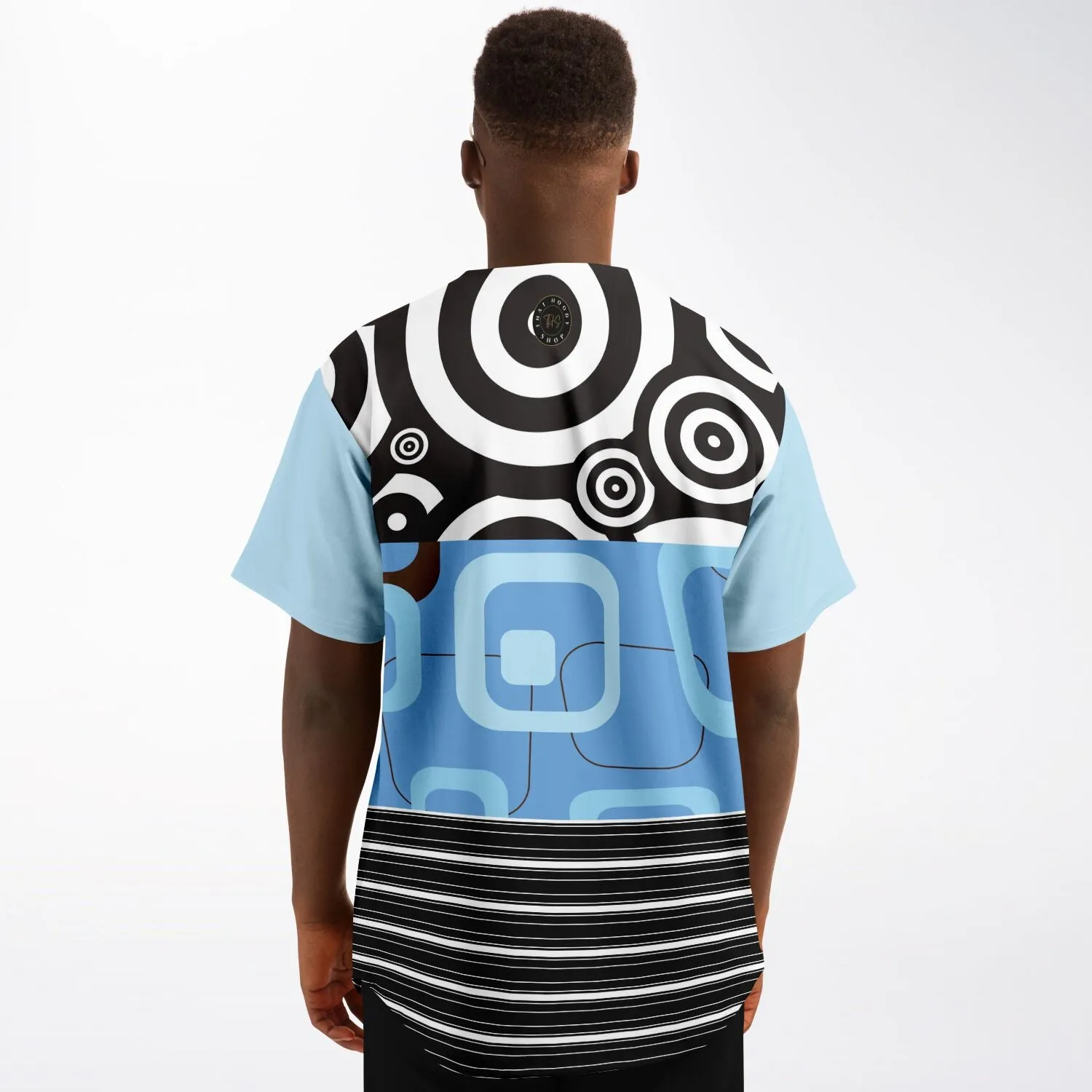 Pacific Palisades Patchwork Button Front Jersey