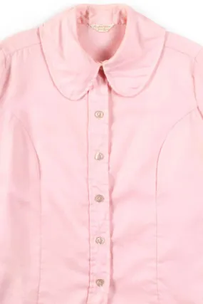 Pink Button Up Blouse