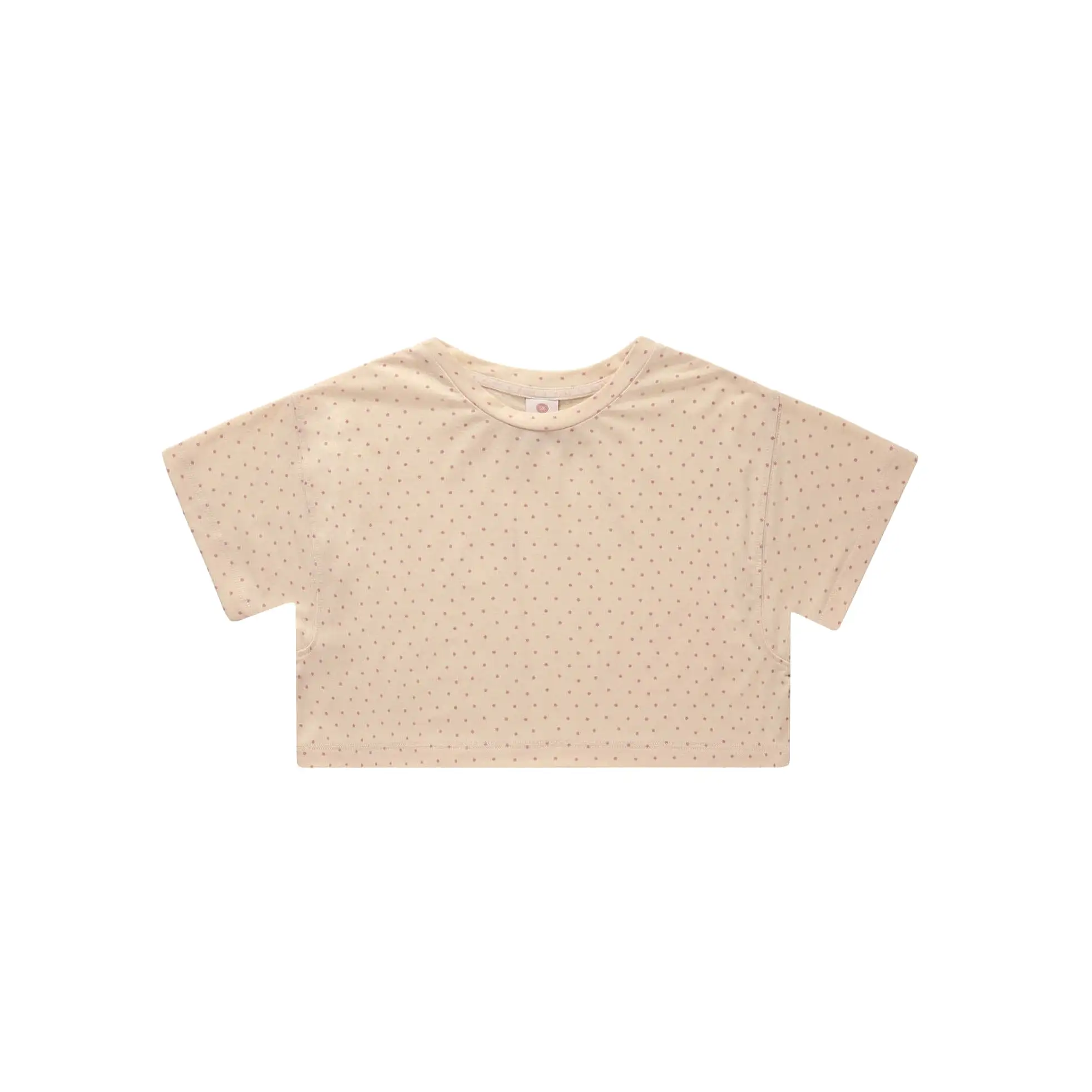 Play by Rylee & Cru Tech Crop Tee - Polka Dot