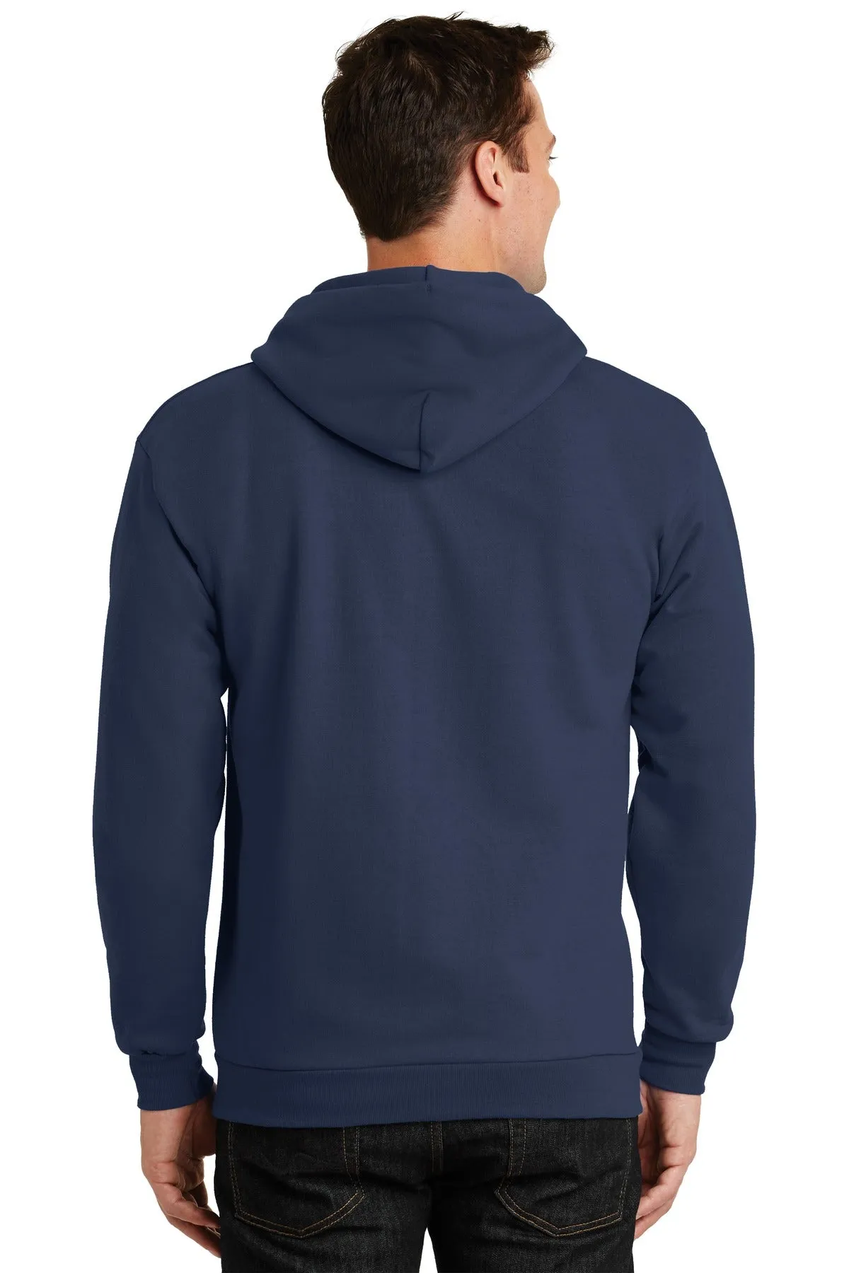 Port & Company -  Men's Essential Fleece Full-Zip Hooded Sweatshirt