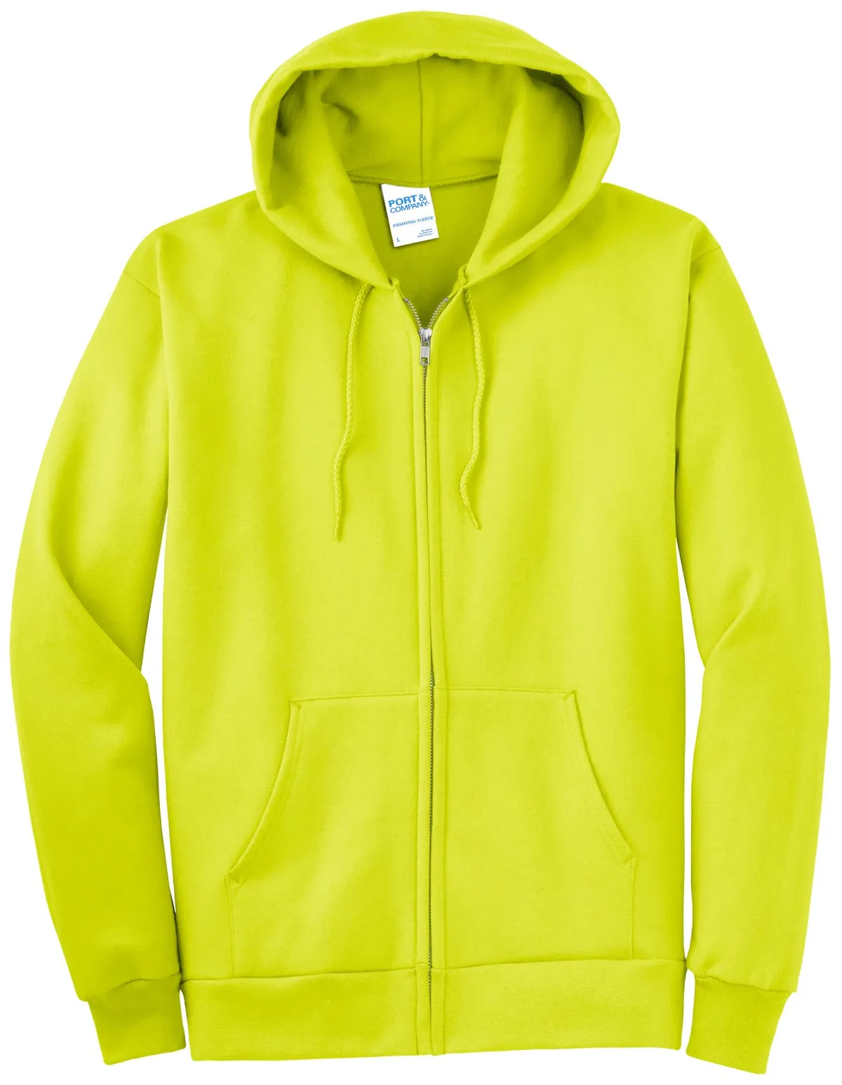 Port & Company -  Men's Essential Fleece Full-Zip Hooded Sweatshirt