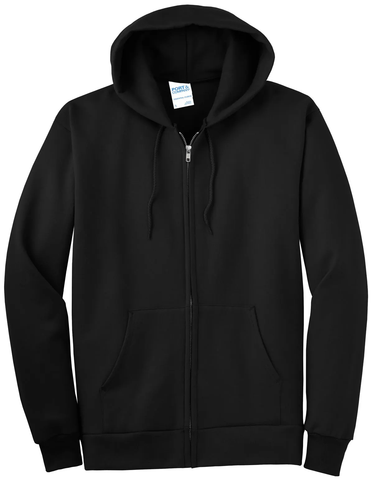 Port & Company -  Men's Essential Fleece Full-Zip Hooded Sweatshirt