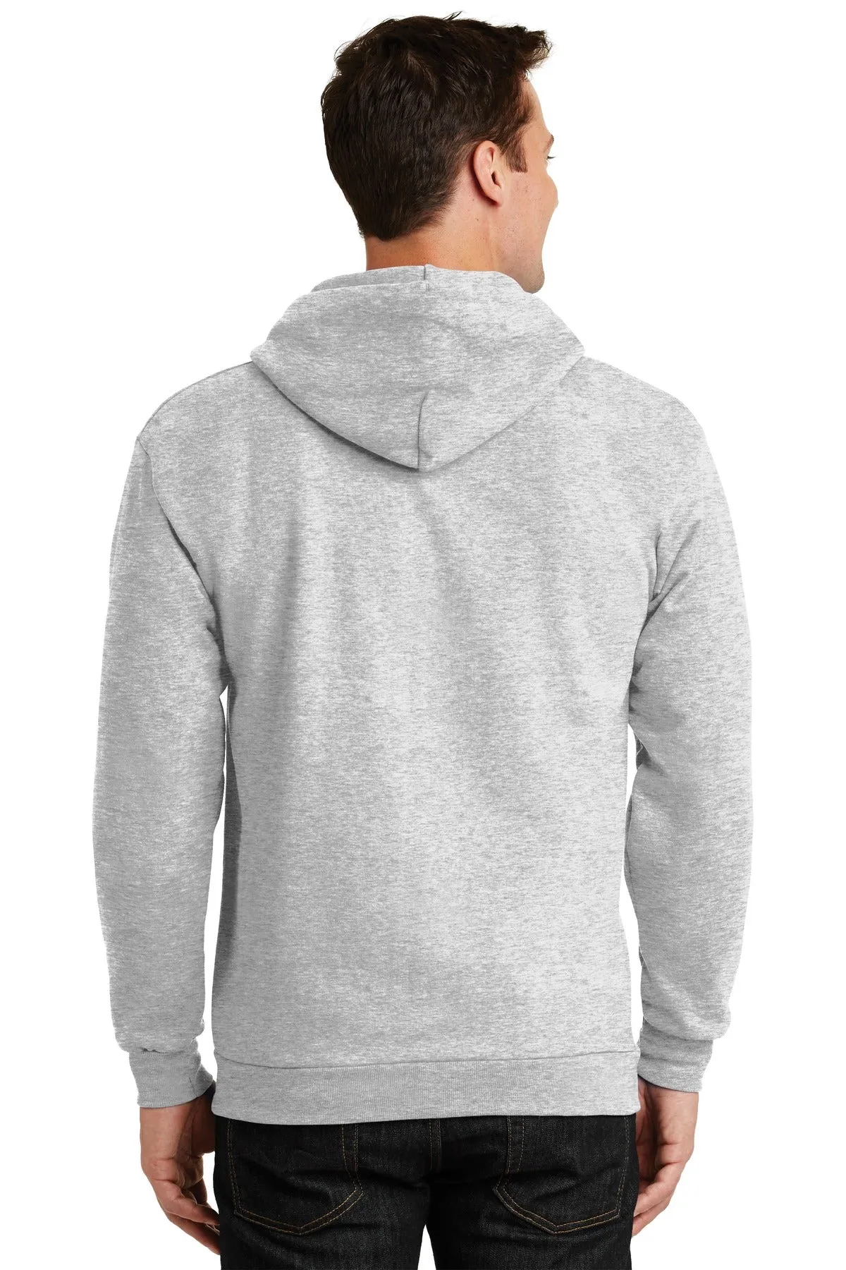 Port & Company -  Men's Essential Fleece Full-Zip Hooded Sweatshirt