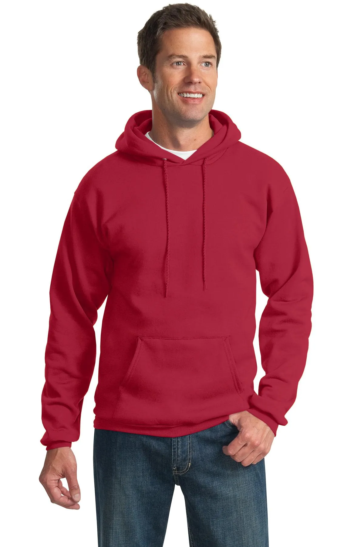 Port & Company -  Men's Essential Fleece Pullover Hooded Sweatshirt PC90H 2of2