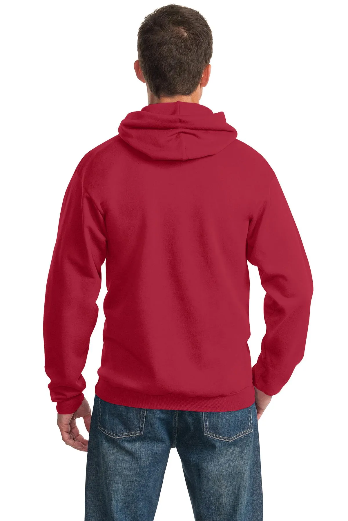 Port & Company -  Men's Essential Fleece Pullover Hooded Sweatshirt PC90H 2of2