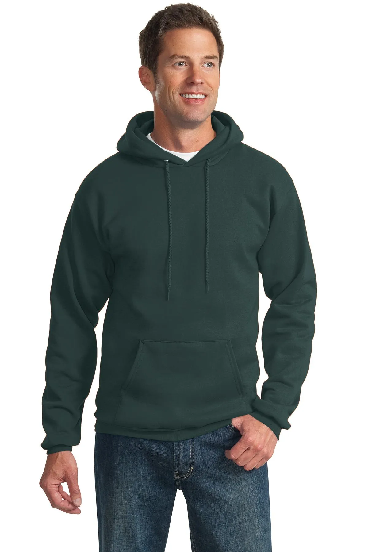 Port & Company -  Men's Essential Fleece Pullover Hooded Sweatshirt PC90H 2of2