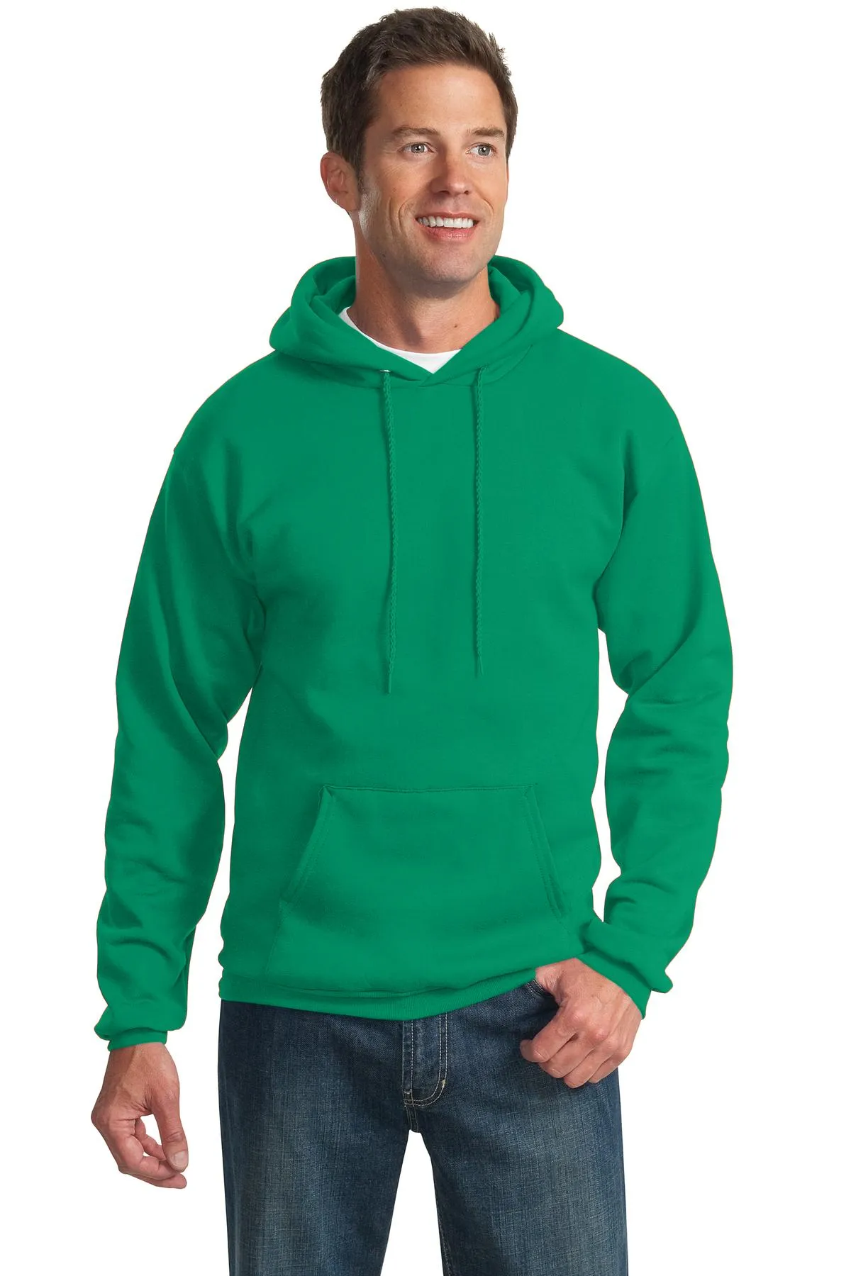 Port & Company -  Men's Essential Fleece Pullover Hooded Sweatshirt PC90H 2of2