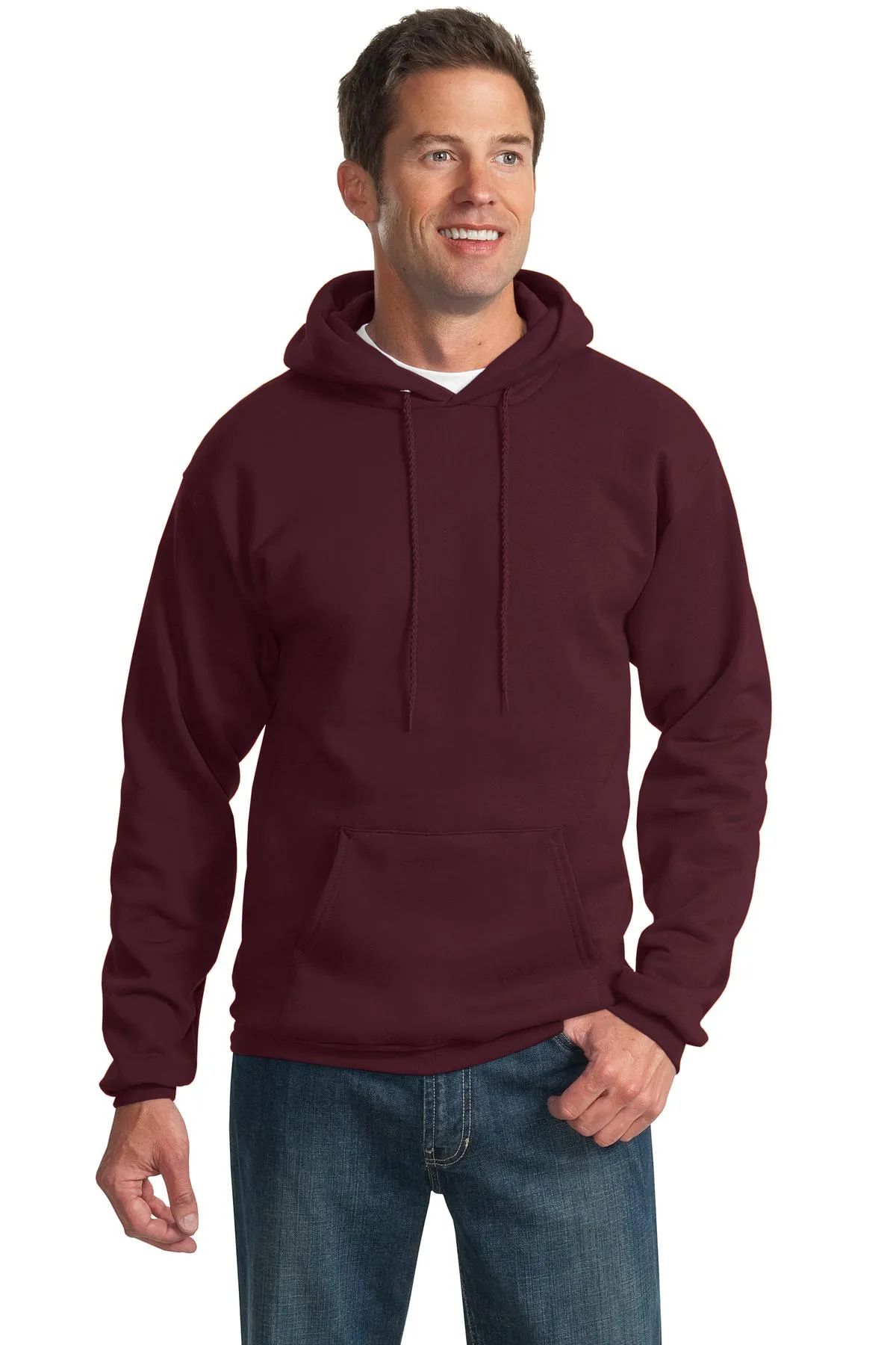 Port & Company -  Men's Essential Fleece Pullover Hooded Sweatshirt PC90H 2of2