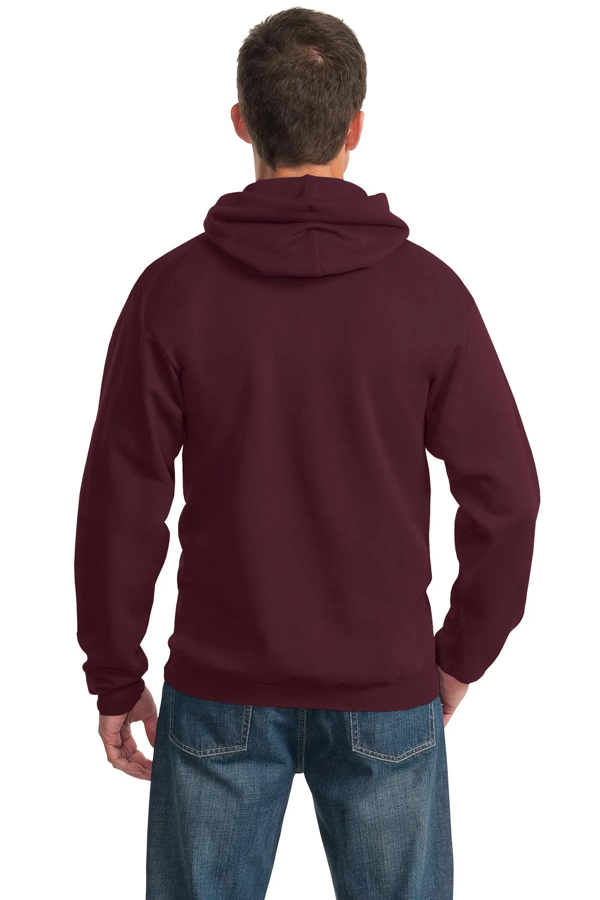 Port & Company -  Men's Essential Fleece Pullover Hooded Sweatshirt PC90H 2of2