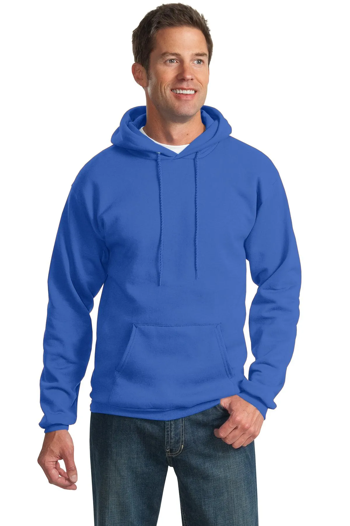 Port & Company -  Men's Essential Fleece Pullover Hooded Sweatshirt PC90H 2of2