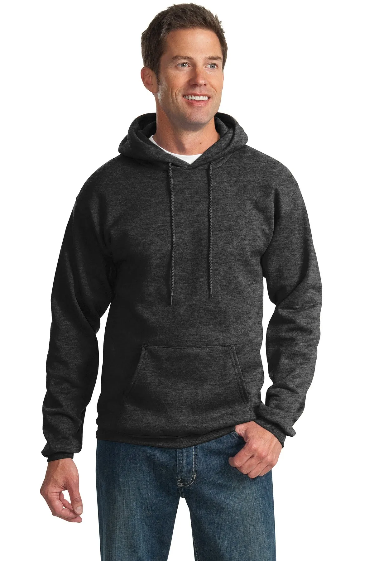 Port & Company -  Men's Essential Fleece Pullover Hooded Sweatshirt PC90H 2of2