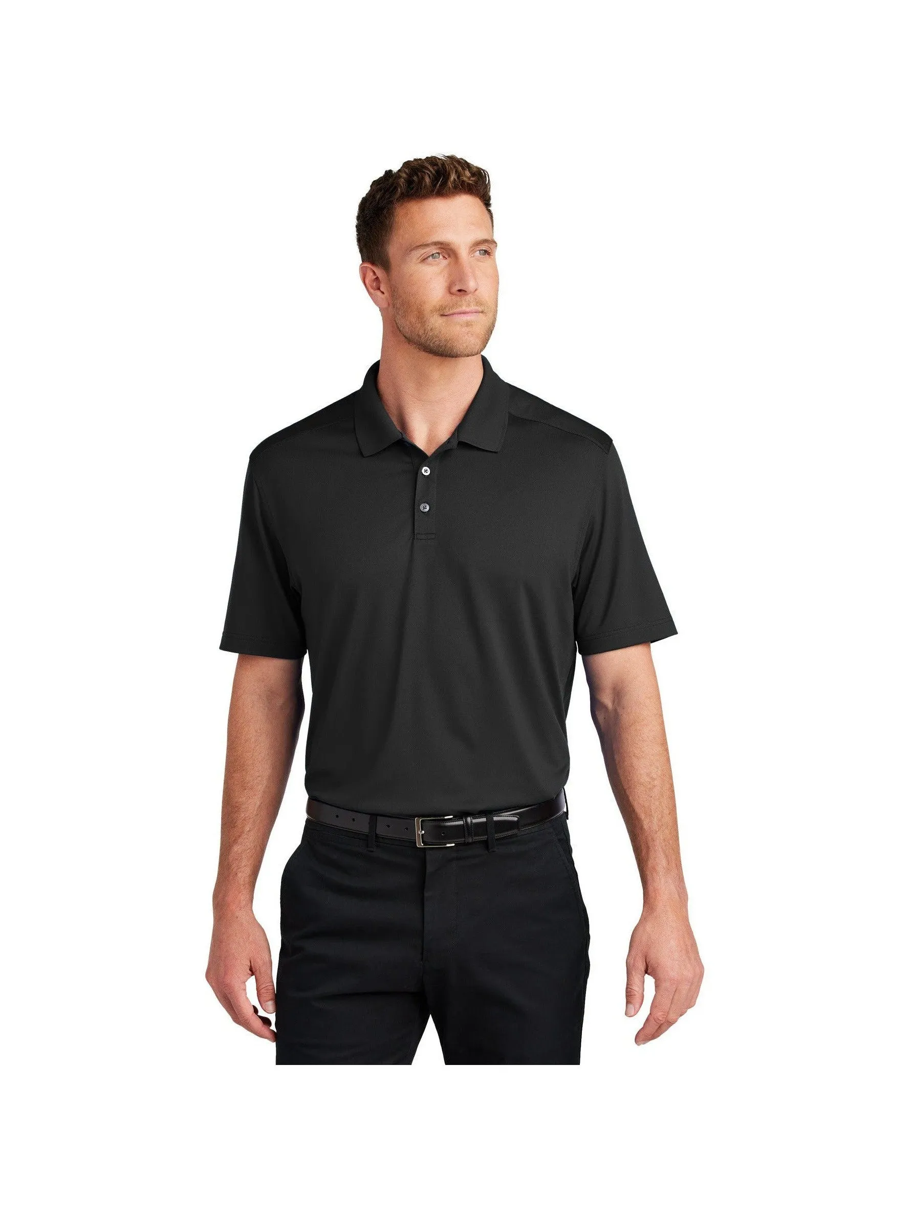 Port Authority City Stretch Flat Knit Polo