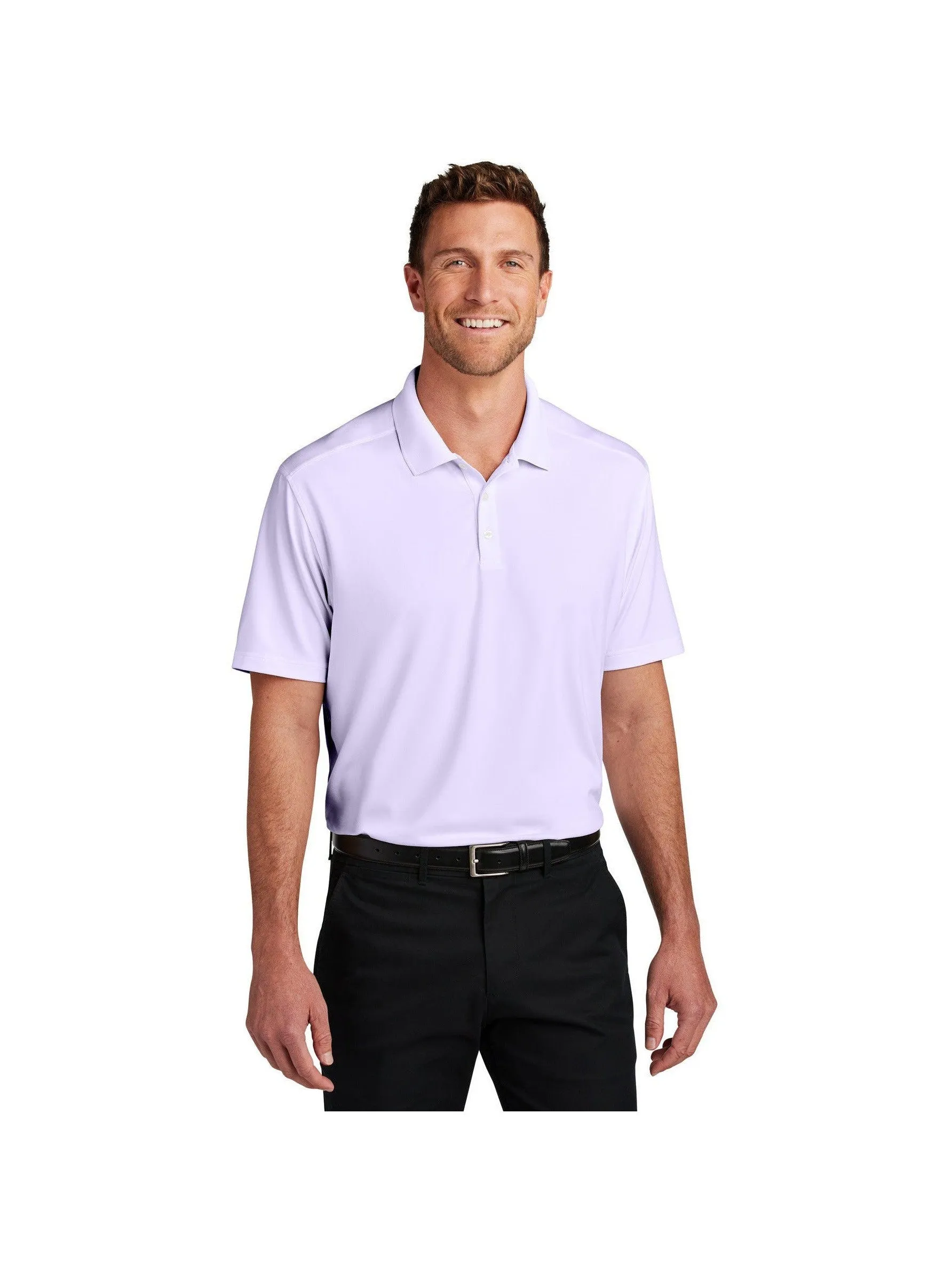 Port Authority City Stretch Flat Knit Polo