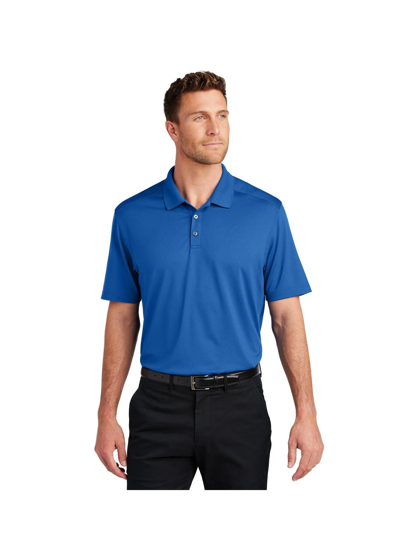 Port Authority City Stretch Flat Knit Polo