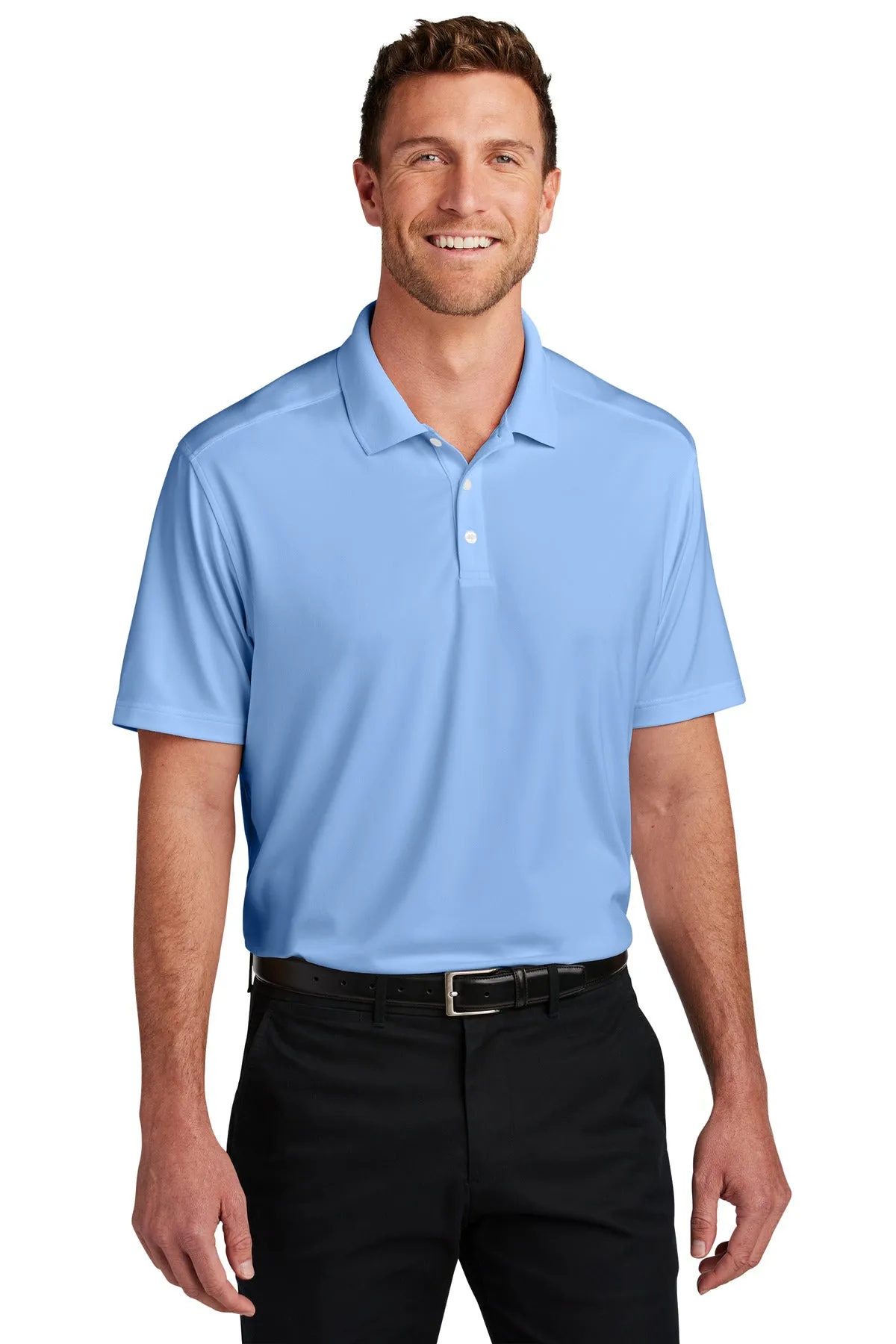 Port Authority Men's City Stretch Flat Knit Polo