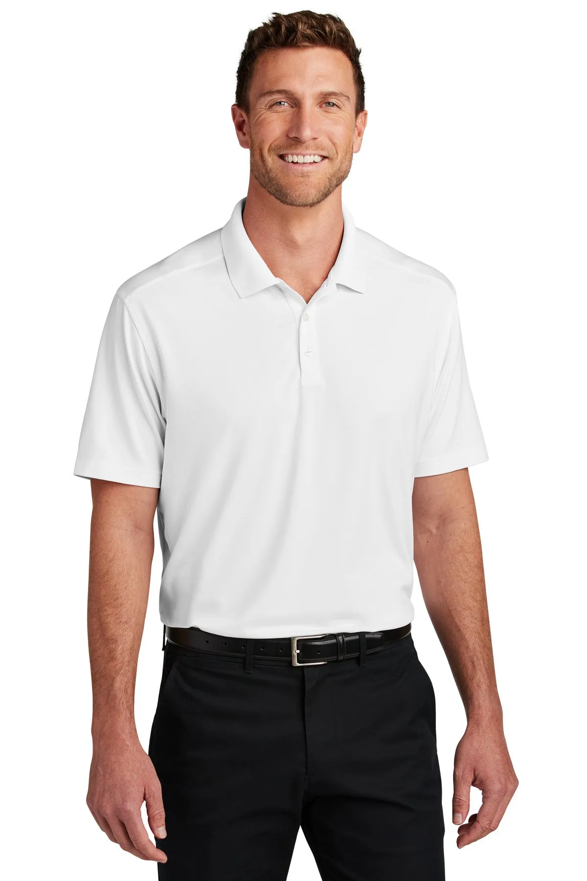 Port Authority Men's City Stretch Flat Knit Polo