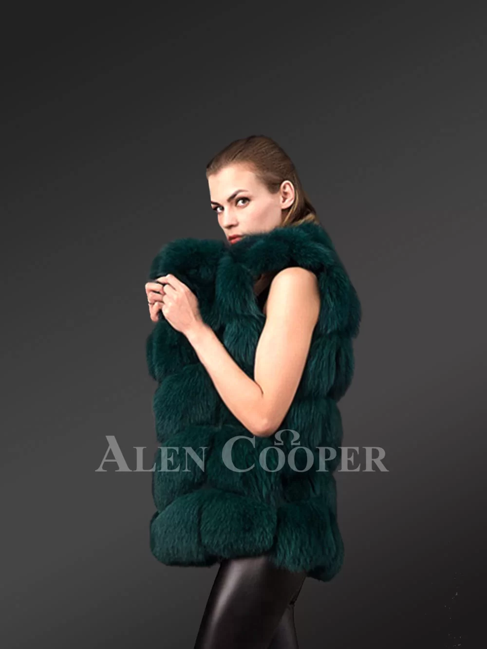 Real Fox Fur Paragraph Coat