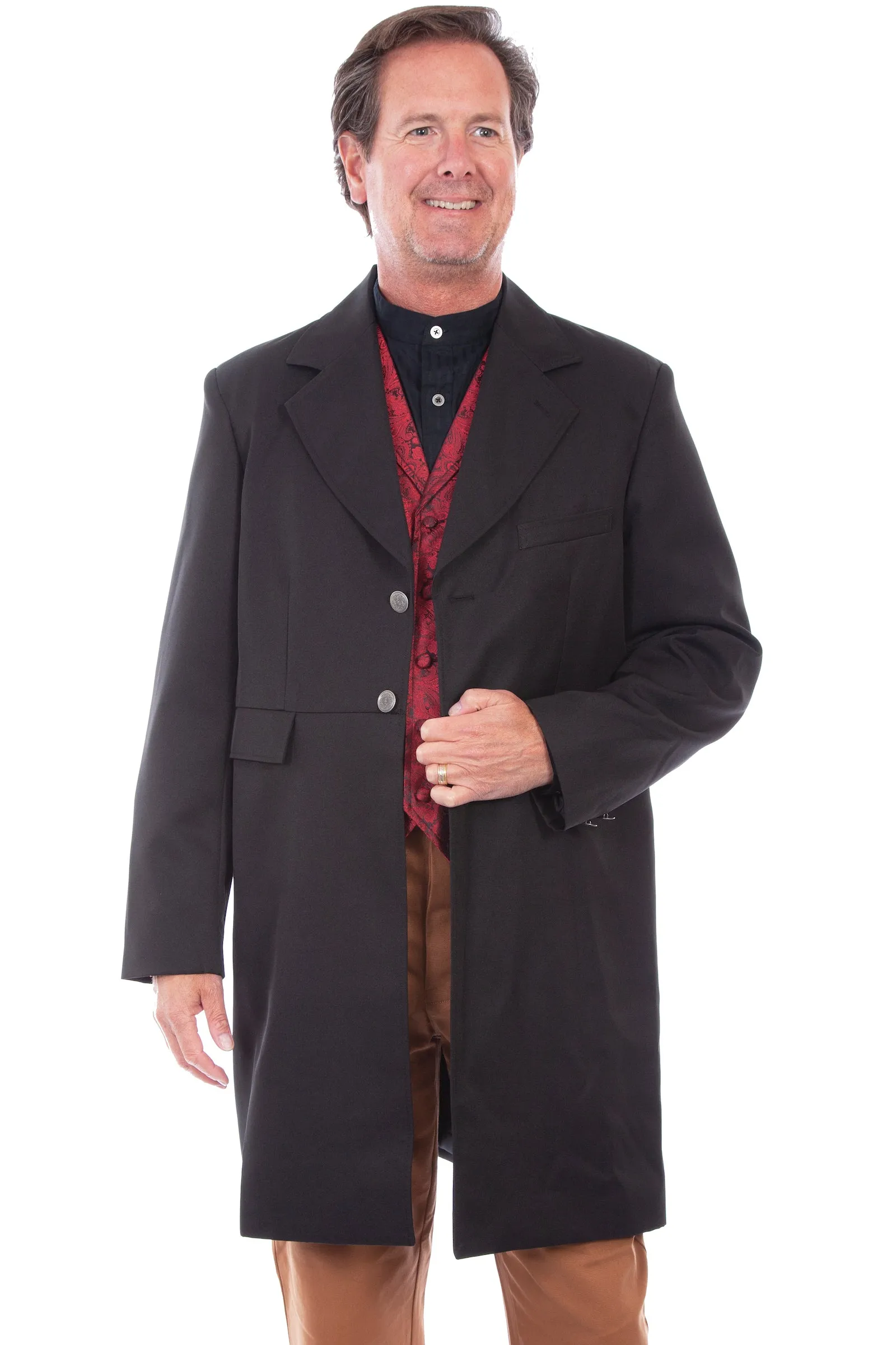 Scully Men's Rangewear Old West Frock Coat Jacket