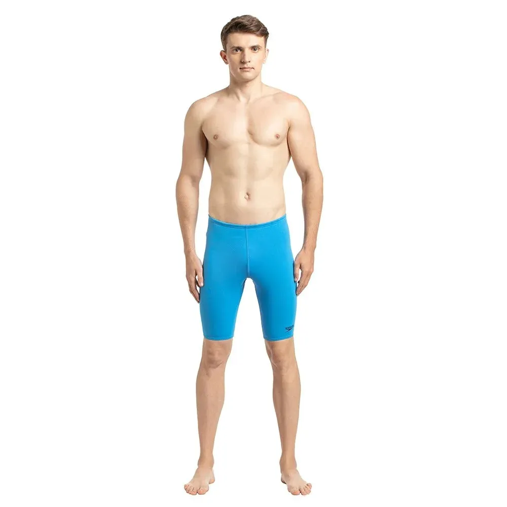 Speedo Men's Essential Endurance+ Jammer (Fresh Water/True Navy)