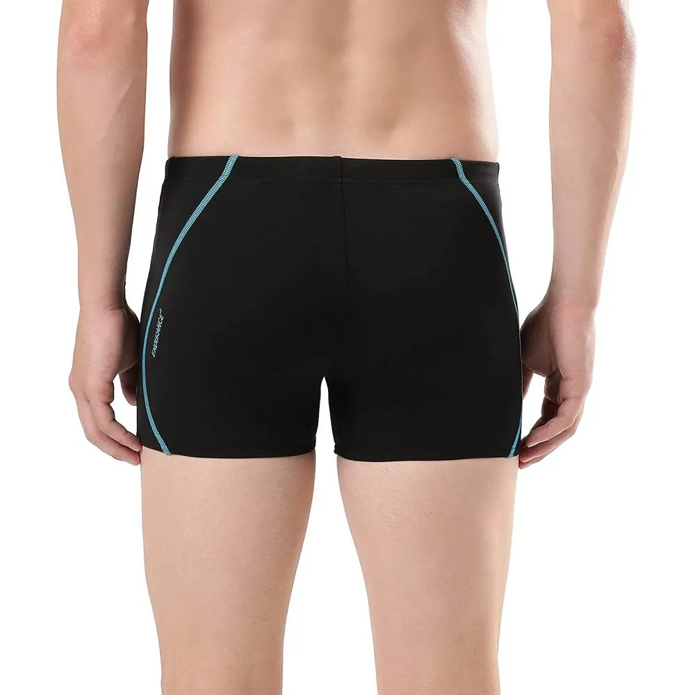 Speedo Men's Essential Splice Aquashort (Black/Bolt)