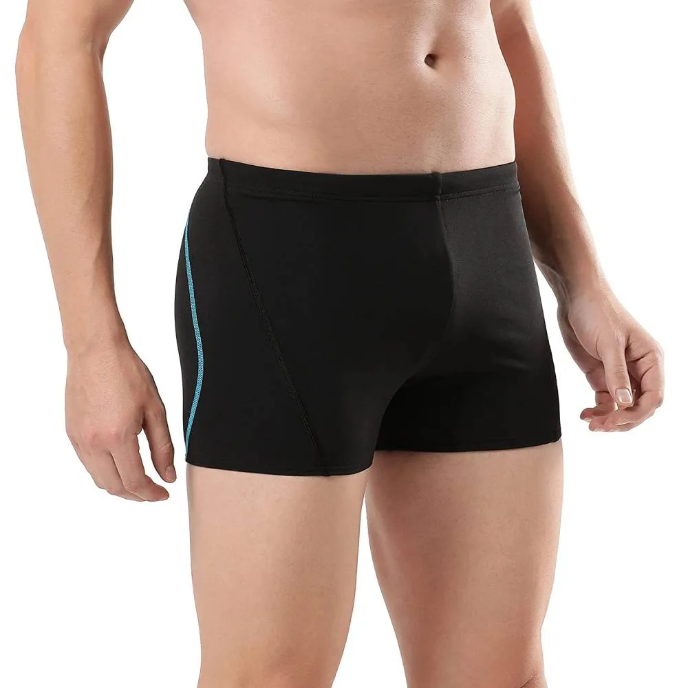 Speedo Men's Essential Splice Aquashort (Black/Bolt)