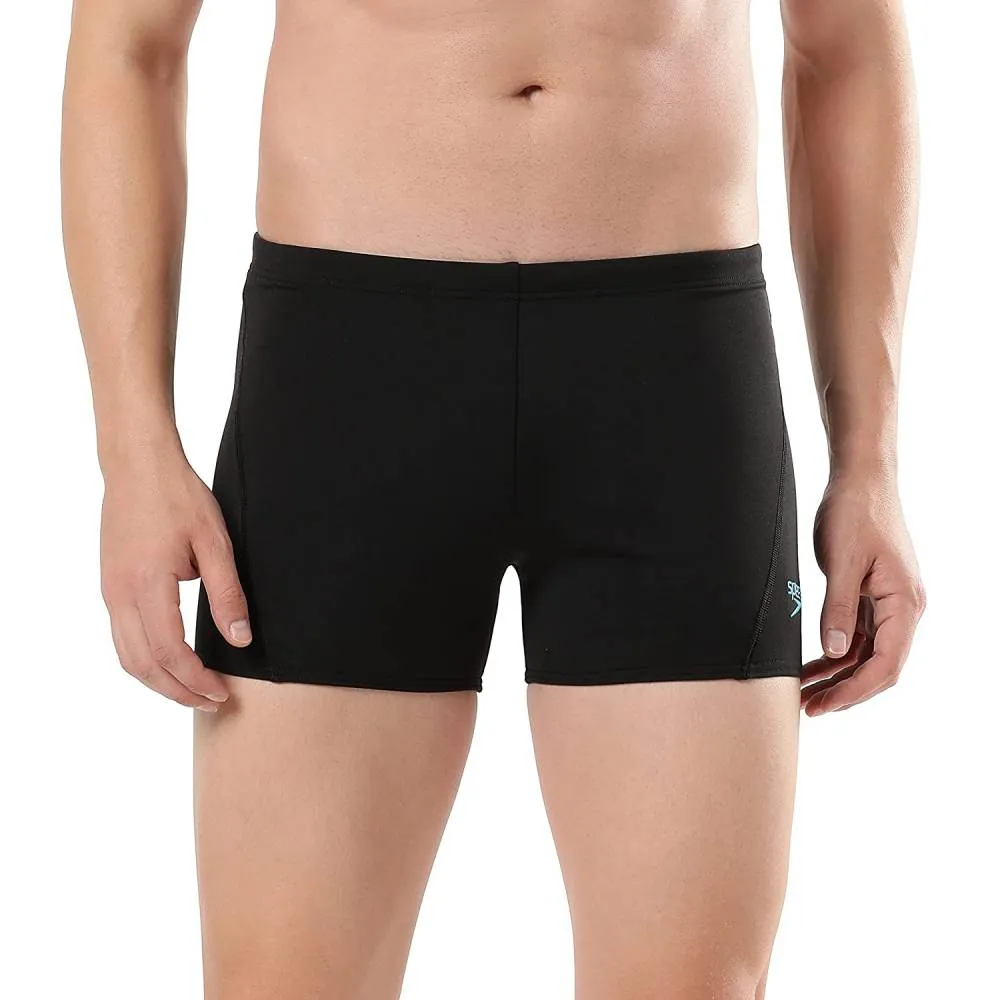 Speedo Men's Essential Splice Aquashort (Black/Bolt)