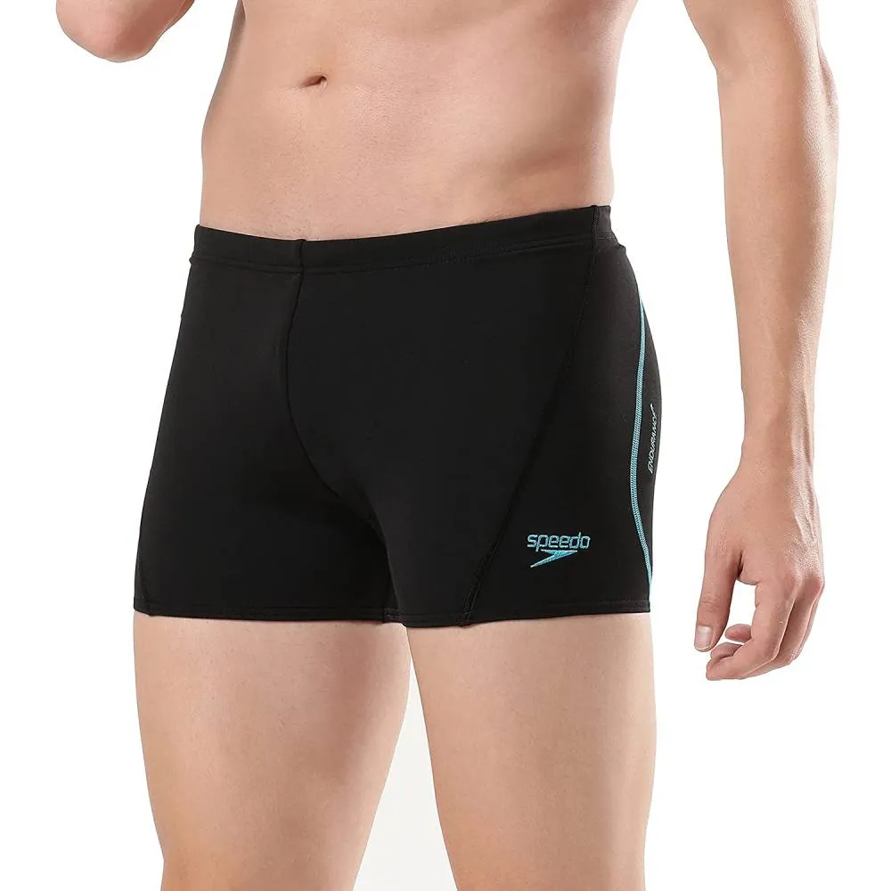 Speedo Men's Essential Splice Aquashort (Black/Bolt)