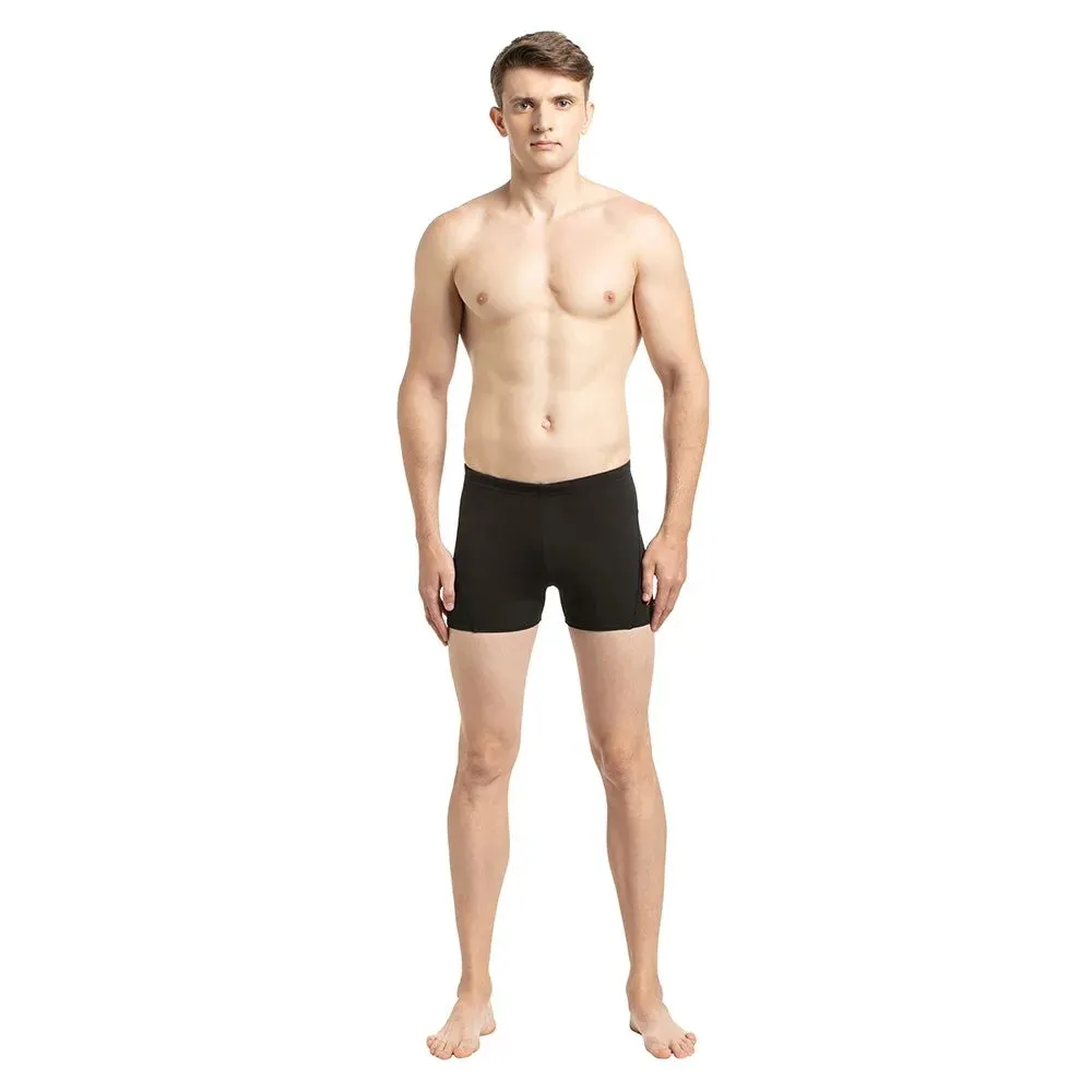 Speedo Men's Essential Splice Aquashort (Black/Phoenix Red)