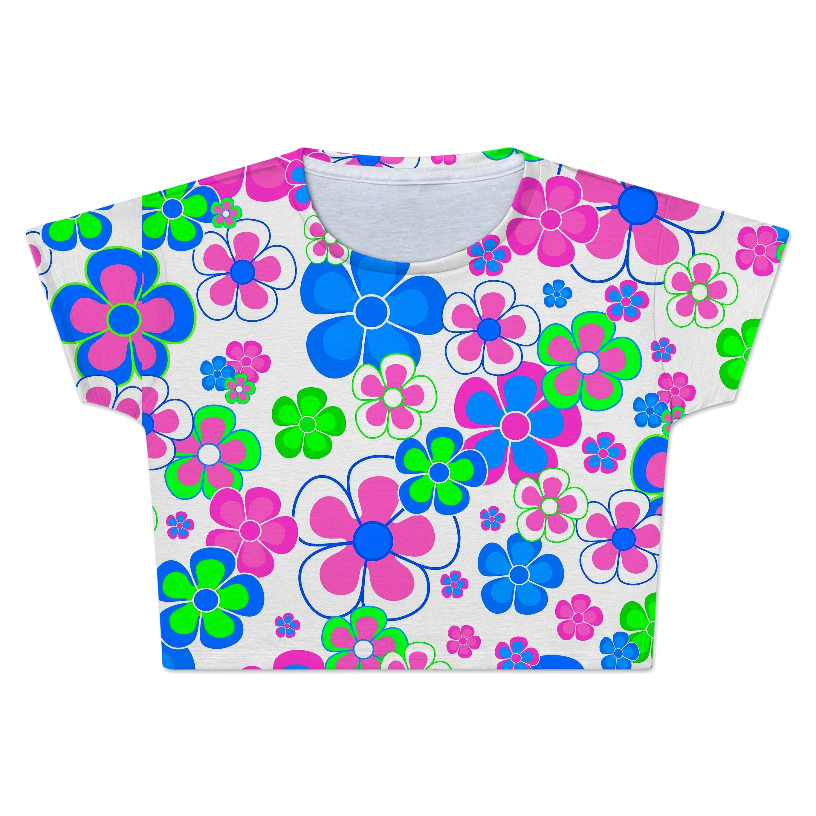 Spring in Bloom Crop Tee